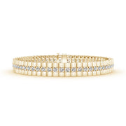 Prong-Set Diamond Link Bracelet