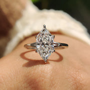 Dutch Marquise Engagement Ring In Solitaire Style
