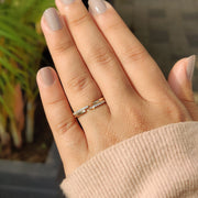 Round Diamond In Full Eternity Style White Gold