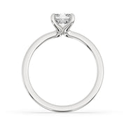Diamond Solitaire Engagement Ring with Asscher Style
