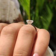 Cushion Diamond Engagement Ring In Solitaire Style