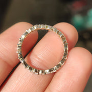 Marquise And Round Wedding Band In Full Eternity Style