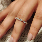 Yellow Gold Marquise Wedding Band